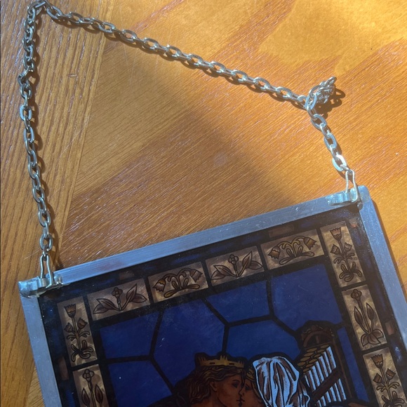 The Kiss by Dante G Rosetti - Stained Glass Sun Catcher - Picture 7 of 7